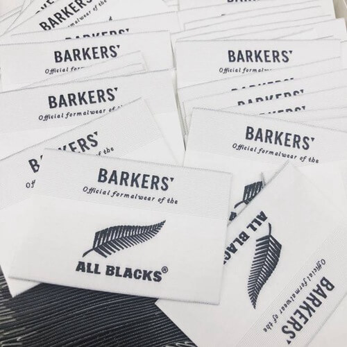 custom woven clothing labels